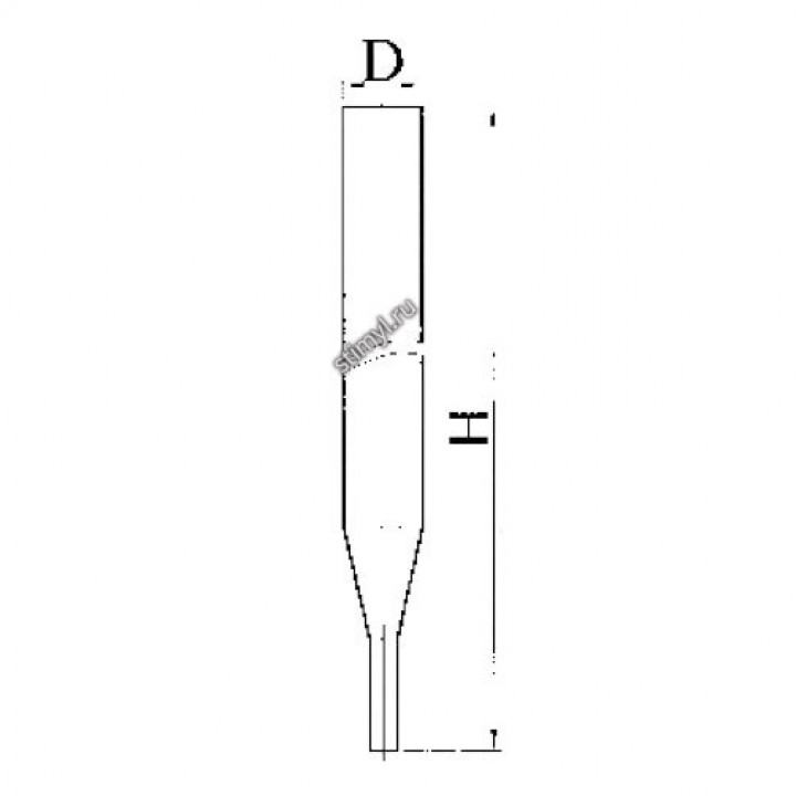 Колонка для хроматографического разделения нефтепродуктов эскиз 2-160
