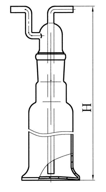 Склянка для промывания газов СВТ